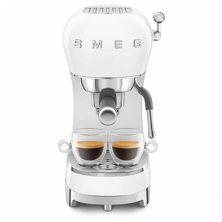 Эспрессо кофемашина SMEG ECF02WHEU