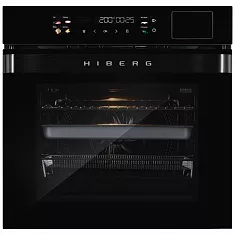 Электрический духовой шкаф с паром HIBERG S-VMF 6515 B SMART