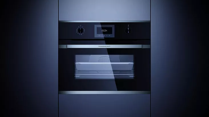 Компактный духовой шкаф с паром Kuppersbusch CBD 6340.0 S1 Stainless Steel
