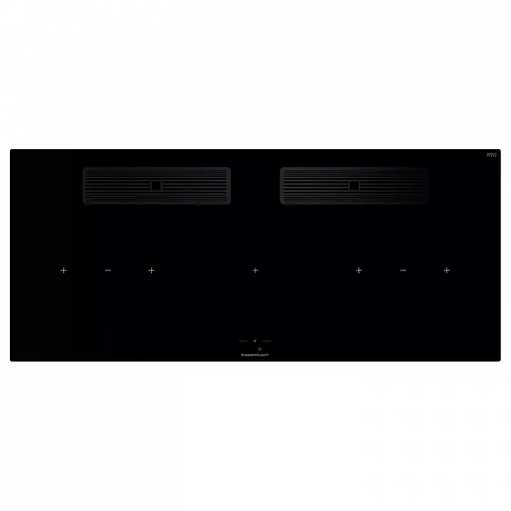 Индукционная варочная панель с вытяжкой Kuppersbusch KMI 12850.0 SR-E Black Velvet