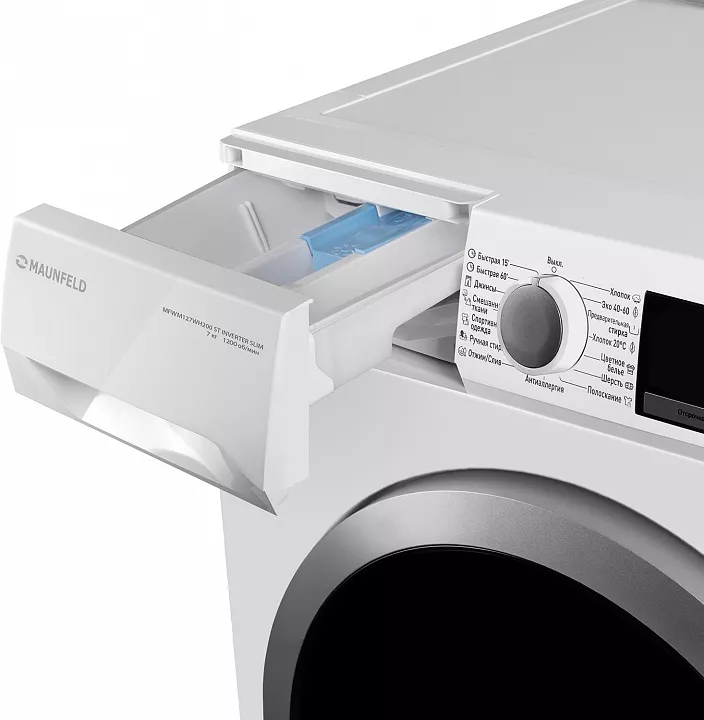 Стиральная машина MAUNFELD MFWM127WH200 ST INVERTER SLIM
