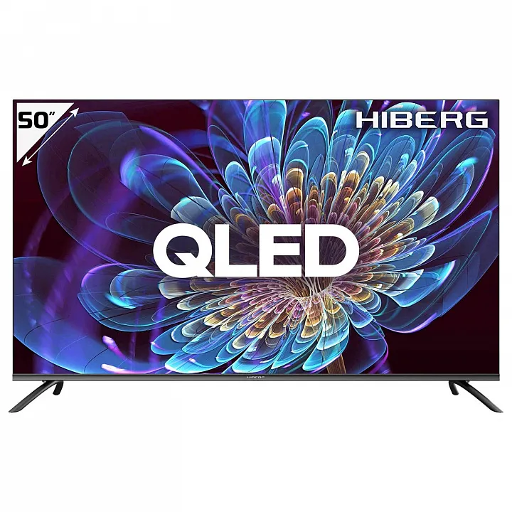 Телевизор HIBERG QLED 50Y (2021) 50″, 4K UHD, QLED