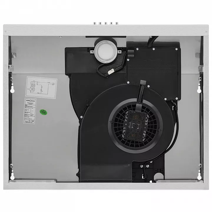 Козырьковая вытяжка Krona ERMINA 600 INOX PB