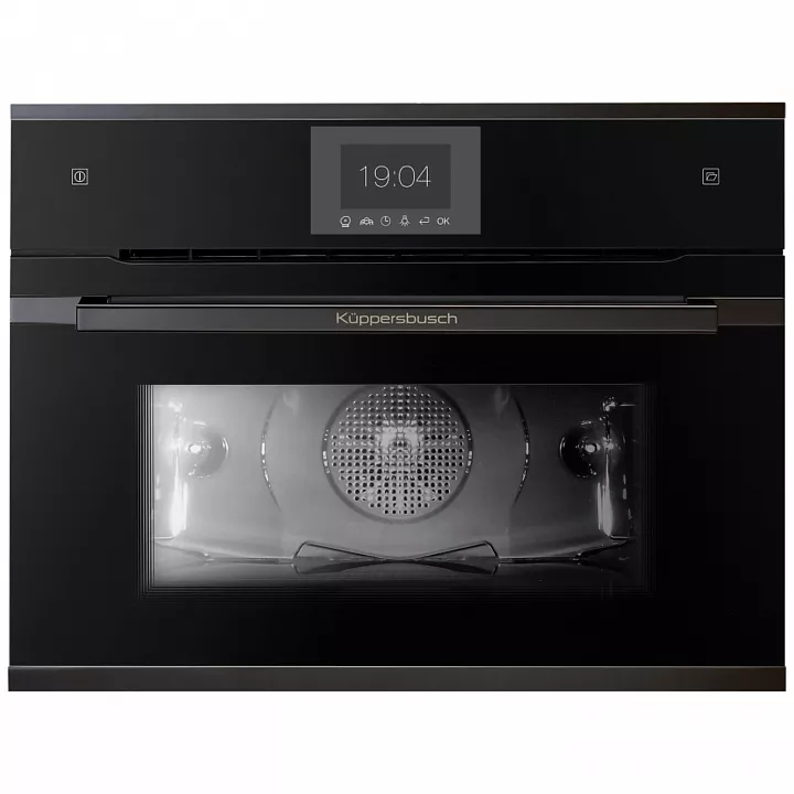 Компактный духовой шкаф с паром Kuppersbusch CBD 6550.0 S2 Black Chrome