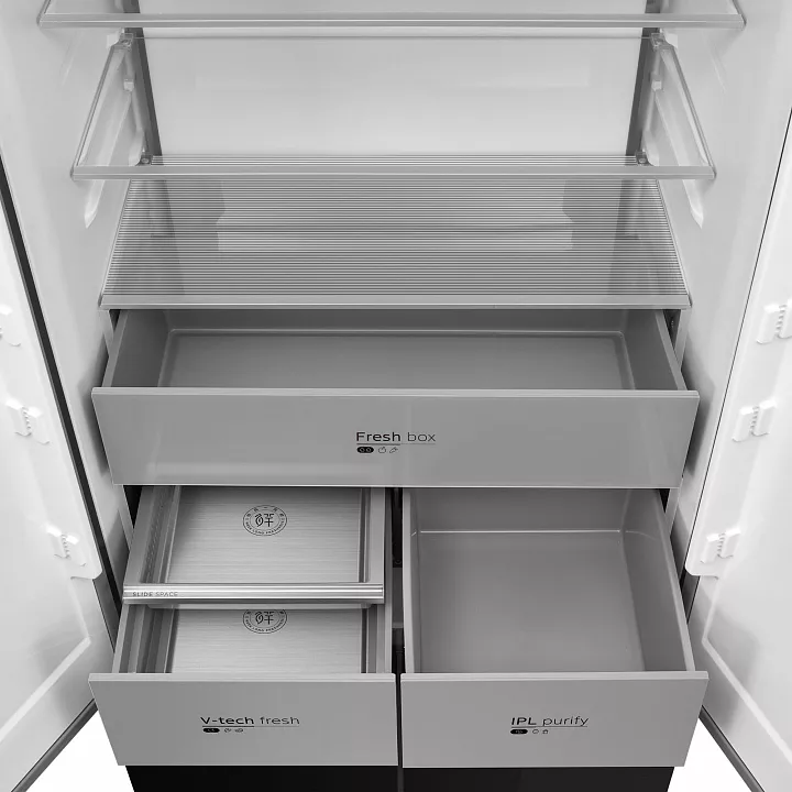 Холодильник-морозильник Cross Door Midea MDRM706BIE63