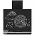 Вертикальная вытяжка Krona DOMENIKA 600 BLACK/INOX S