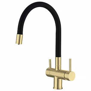 Смеситель для кухни EMAR ЕС - 3015 PVD Matt Gold