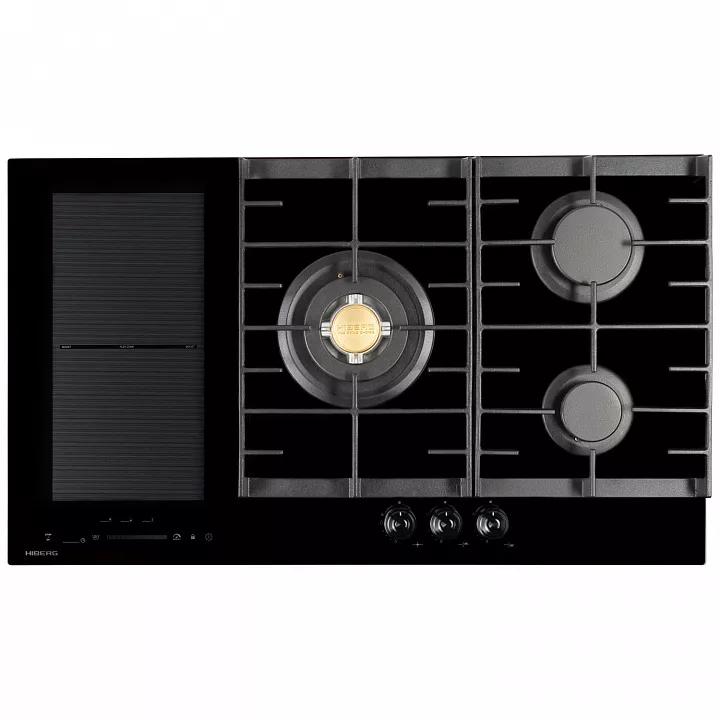 Комбинированная варочная панель HIBERG i-VM 9035 B