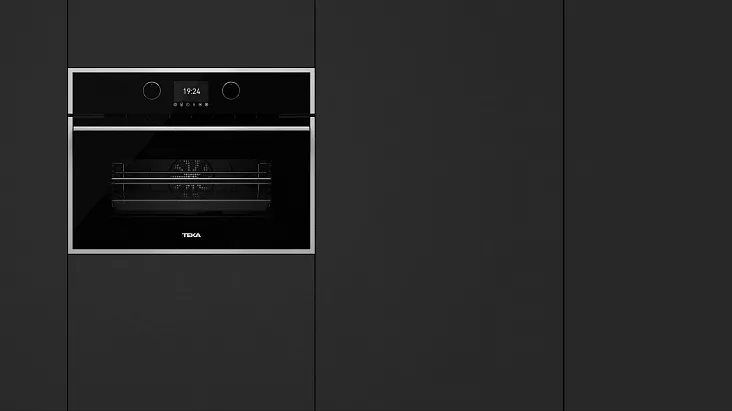 Компактный духовой шкаф с свч Teka HLC 847 C BLACK-SS