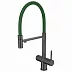 Смеситель для кухни EMAR ЕС - 7024GRN PVD Dark