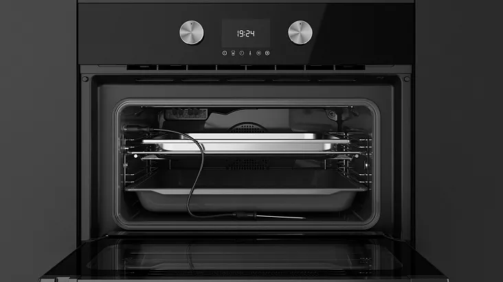 Компактный духовой шкаф с паром Teka HLC 8470 SC NIGHT RIVER BLACK