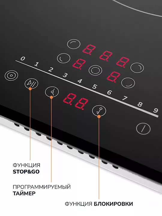 Электрическая варочная панель MILLEN MEH 702 BL
