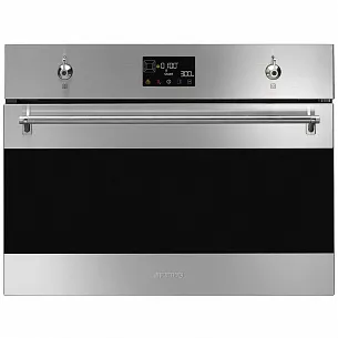 Компактный духовой шкаф с свч Smeg SO4302M1X
