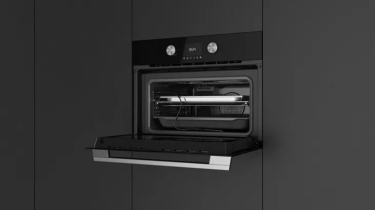 Компактный духовой шкаф с паром Teka HLC 8470 SC NIGHT RIVER BLACK