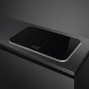 Индукционная варочная панель с вытяжкой Smeg HHSL7845X