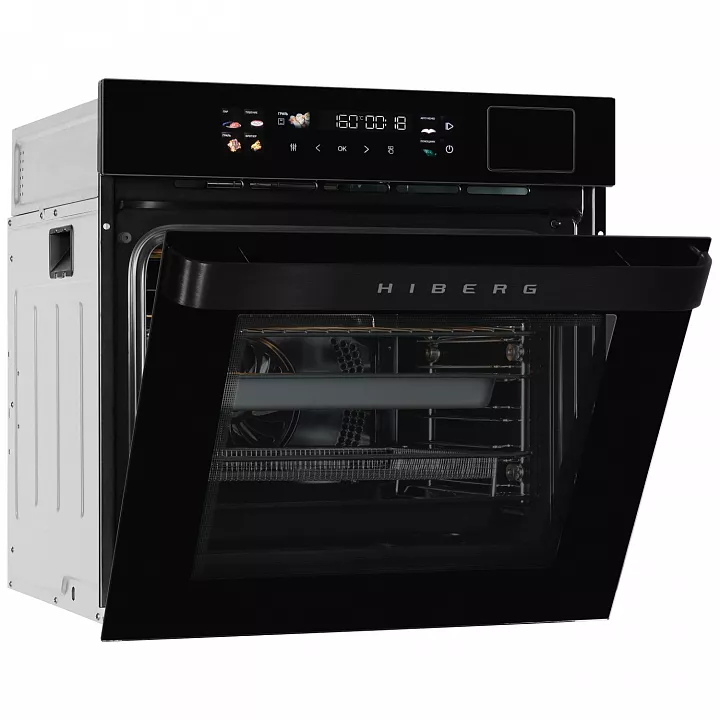 Электрический духовой шкаф с паром HIBERG S-VMF 6515 B SMART