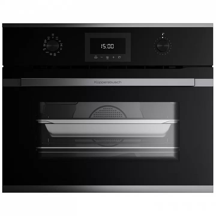 Компактный духовой шкаф с паром Kuppersbusch CBD 6340.0 S3 Silver Chrome