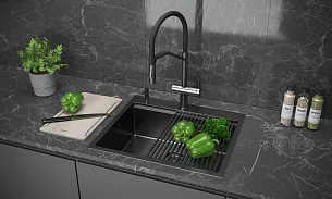 Кухонная мойка Paulmark KRONER-MULTI SINK 59 GM