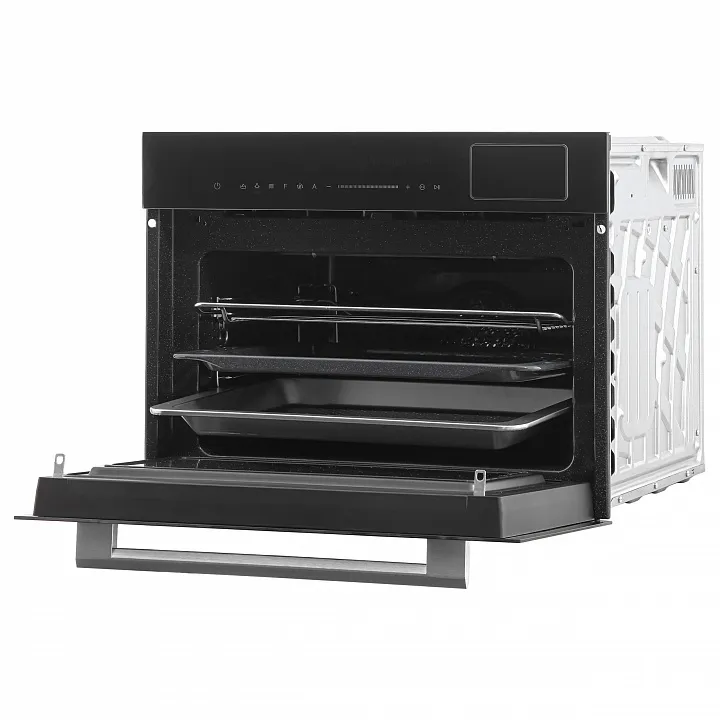 Компактный духовой шкаф с свч и паром Korting OKB 3221 AGN STEAM MW