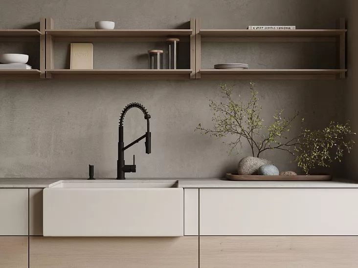 Смеситель для кухни OMOIKIRI Mikawa 2 Plus-SB-GB
