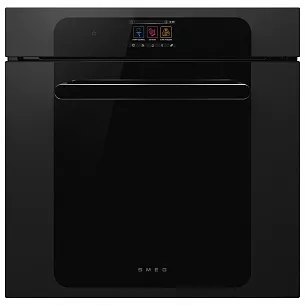 Электрический духовой шкаф с паром Smeg SOP6204S2PB