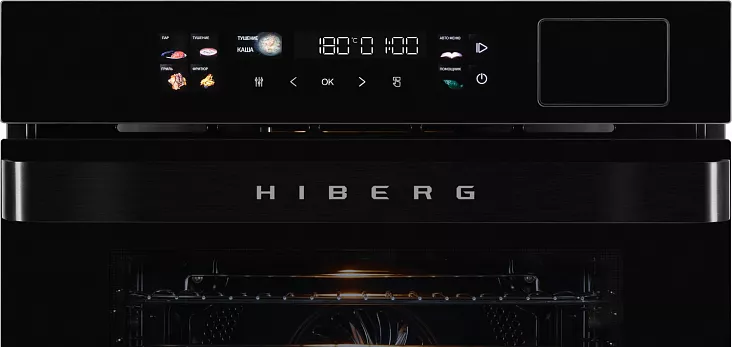 Электрический духовой шкаф с паром HIBERG S-VMF 6515 B SMART