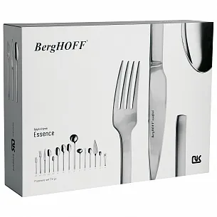 Набор столовых приборов (72 прибора) BergHOFF Essence