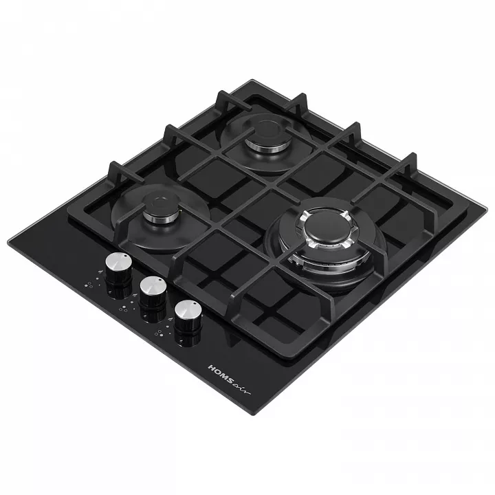 Газовая варочная панель HOMSair HGG433TGCBK
