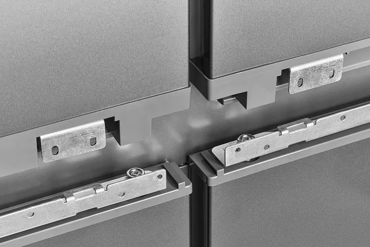 Встраиваемый холодильник-морозильник Cross Door HIBERG S-RFQ 800 B Inverter