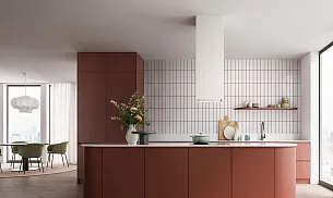 Островная прямоугольная вытяжка Falmec MIRA WHITE PLUS ISOLA 40
