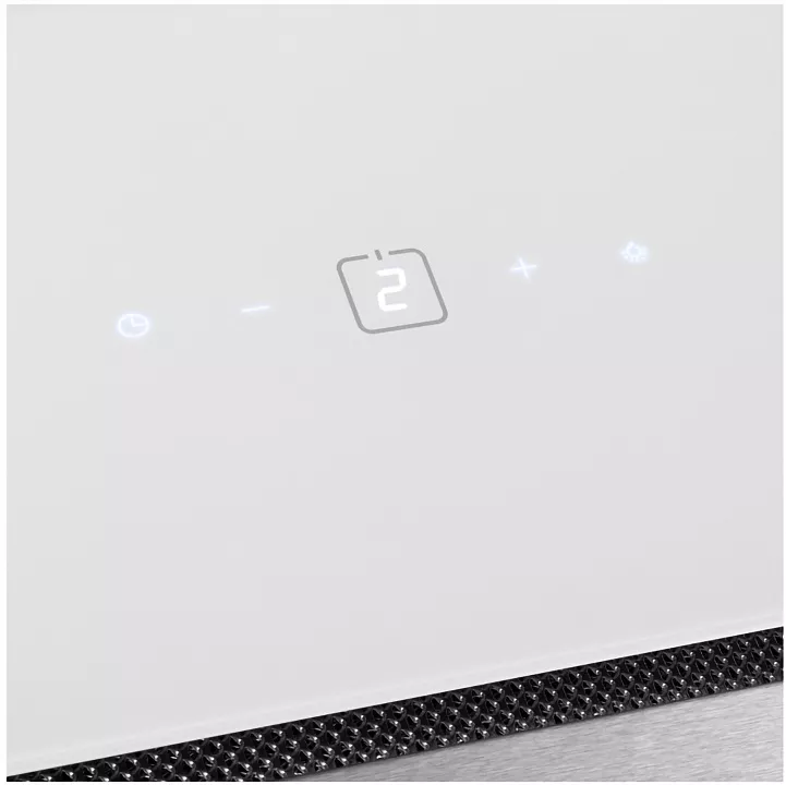 Наклонная вытяжка MAUNFELD Mersey 90 Inox Glass White