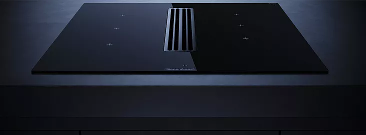 Индукционная варочная панель с вытяжкой Kuppersbusch KMI 6350.0 SR