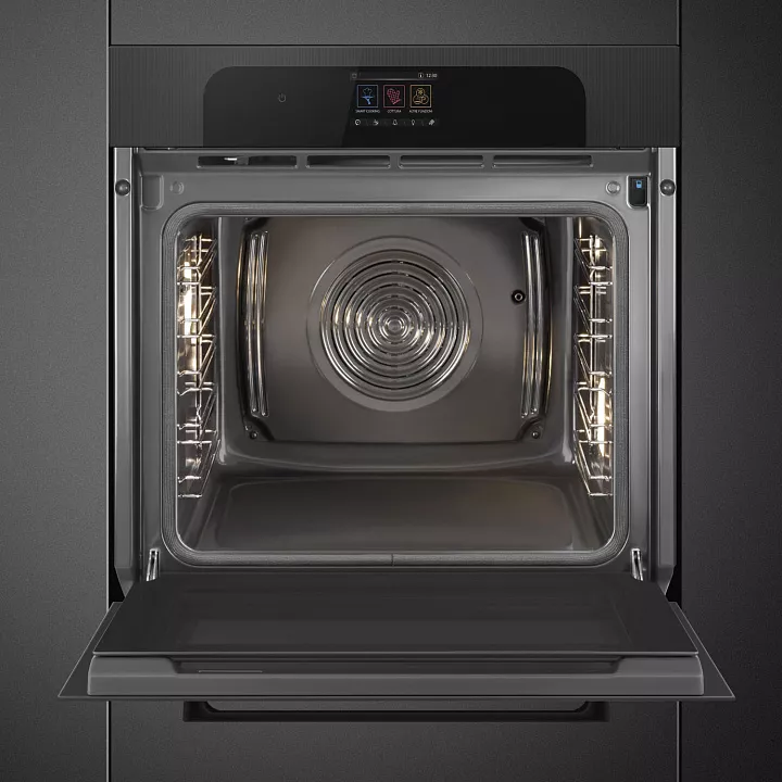 Электрический духовой шкаф с паром Smeg SOP6204S2PB