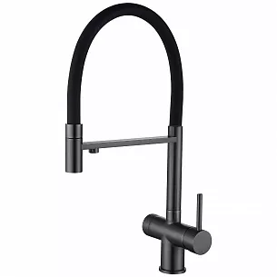Смеситель для кухни EMAR ЕС - 7024 PVD Dark