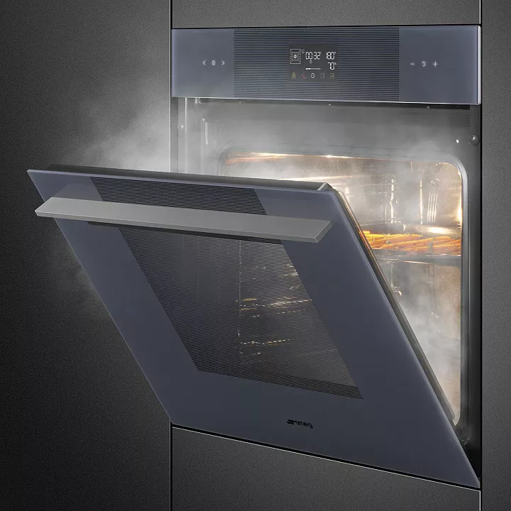 Электрический духовой шкаф с паром Smeg SO6102S3PG