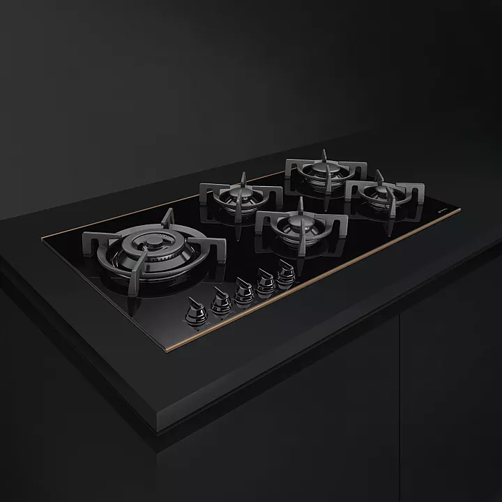Газовая варочная панель Smeg PV695LCNR