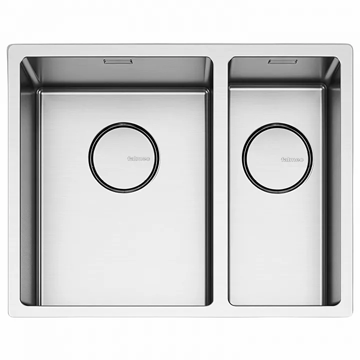 Кухонная мойка Falmec COMO 31+18 INOX (FLUSH/TOPMOUNT/UNDERMOUNT)
