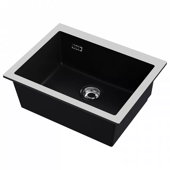 Кухонная мойка OMOIKIRI Omishima 60-U-BL
