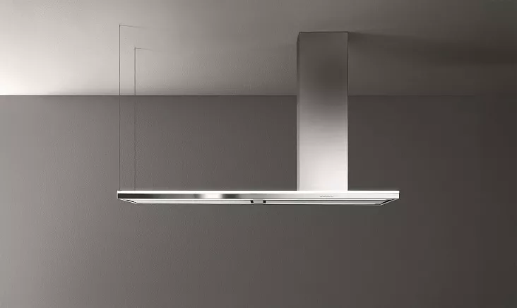Островная Т-образная вытяжка Falmec LUMEN ISOLA STEEL 175 DX