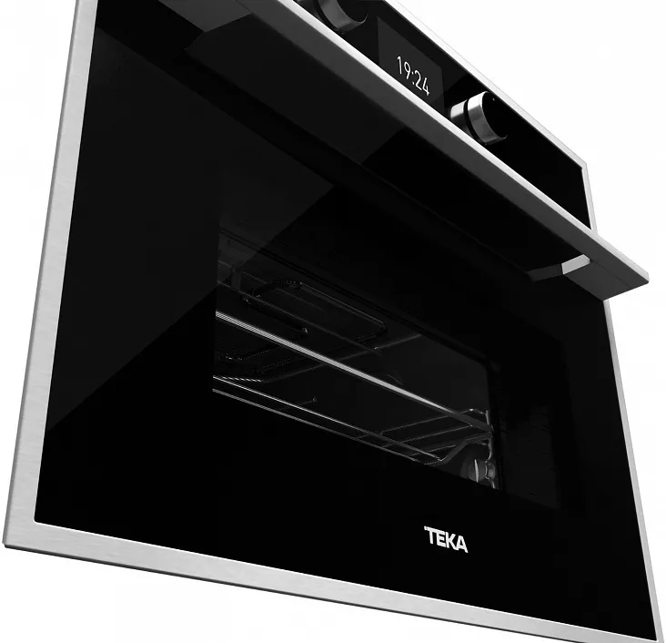 Компактный духовой шкаф с свч Teka HLC 847 C BLACK-SS