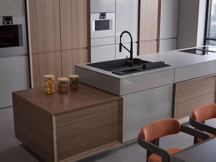 Смеситель для кухни OMOIKIRI Mikawa 2 Plus-SB-GB