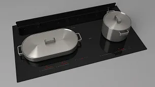 Индукционная варочная панель с вытяжкой Fulgor Milano FCLHD 9041 HID TS BK/2
