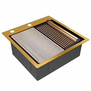 Кухонная мойка Paulmark KRONER-MULTI SINK 51 BG