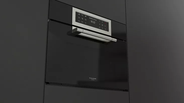 Компактный духовой шкаф с паром Fulgor Milano FCLCSO 4510 TEM BK