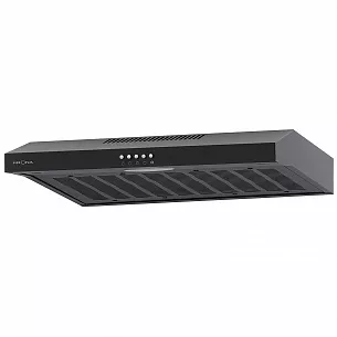 Козырьковая вытяжка Krona ERMINA 600 BLACK PB