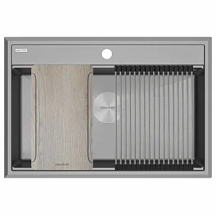 Кухонная мойка Paulmark STEPIA-MULTI SINK 80 GRM