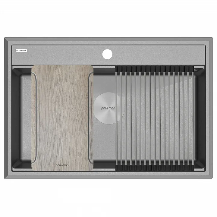 Кухонная мойка Paulmark STEPIA-MULTI SINK 80 GRM