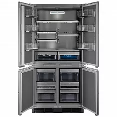 Встраиваемый холодильник-морозильник Cross Door HIBERG S-RFQ 800 B Inverter