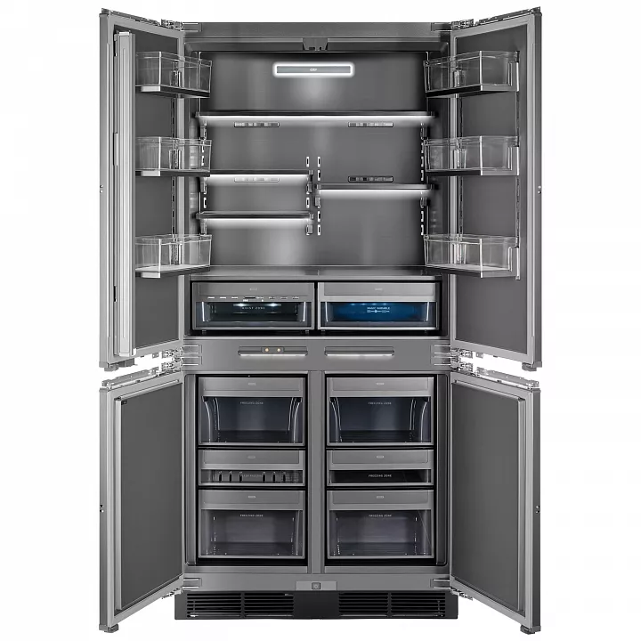 Встраиваемый холодильник-морозильник Cross Door HIBERG S-RFQ 800 B Inverter
