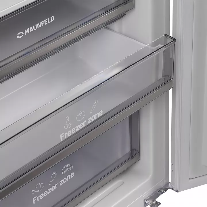 Встраиваемый холодильник-морозильник MAUNFELD MBF193NFW1GR Inverter